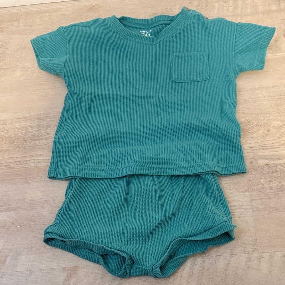 Carter's Teal Kids Diaper Cover Set